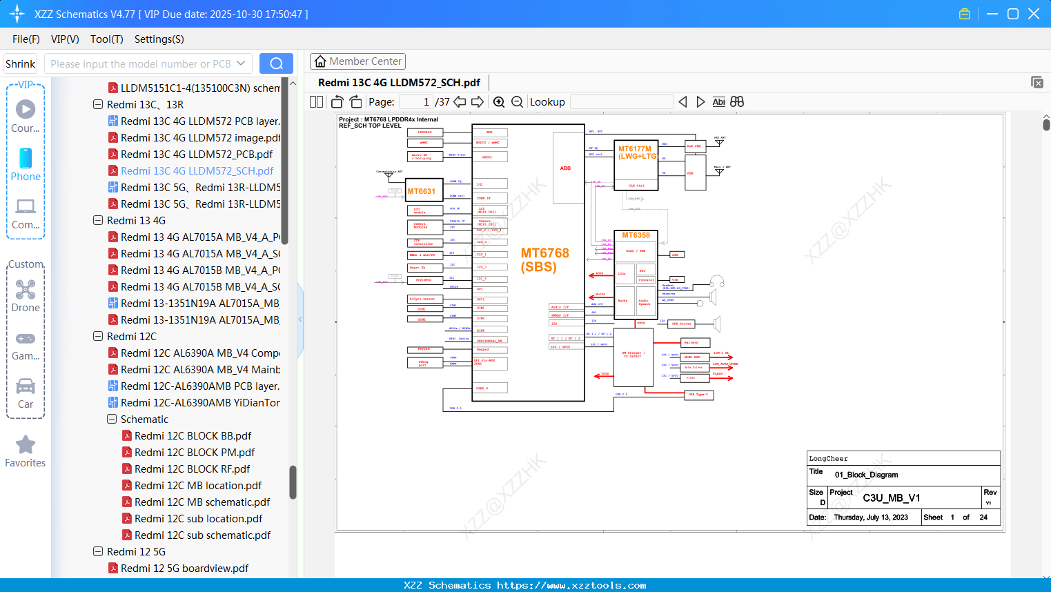 Xiaomi Redmi 13C 4G LLDM572_SCH